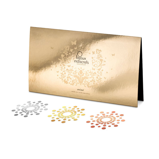 Bijoux Indiscrets Mimi Metallic Temporary Tattoos 6-Pack – Body Art Festival Ink
