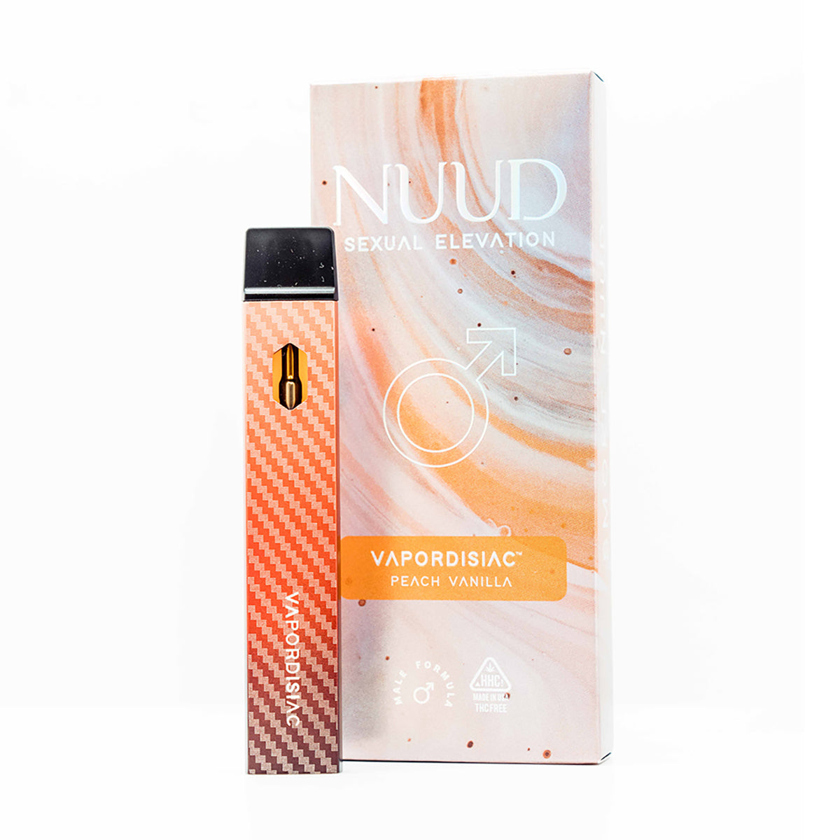 Nuud Male Vapordisiac- Peach Vanilla