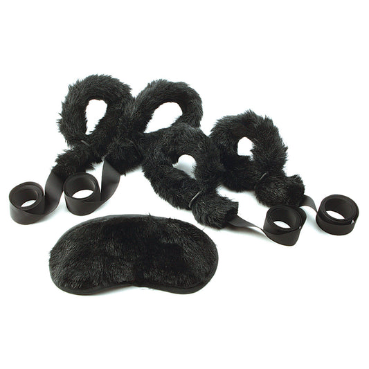 Sex Kitten Five-Piece Faux Mink Fur Love Bond Kit - Sensory Restraints