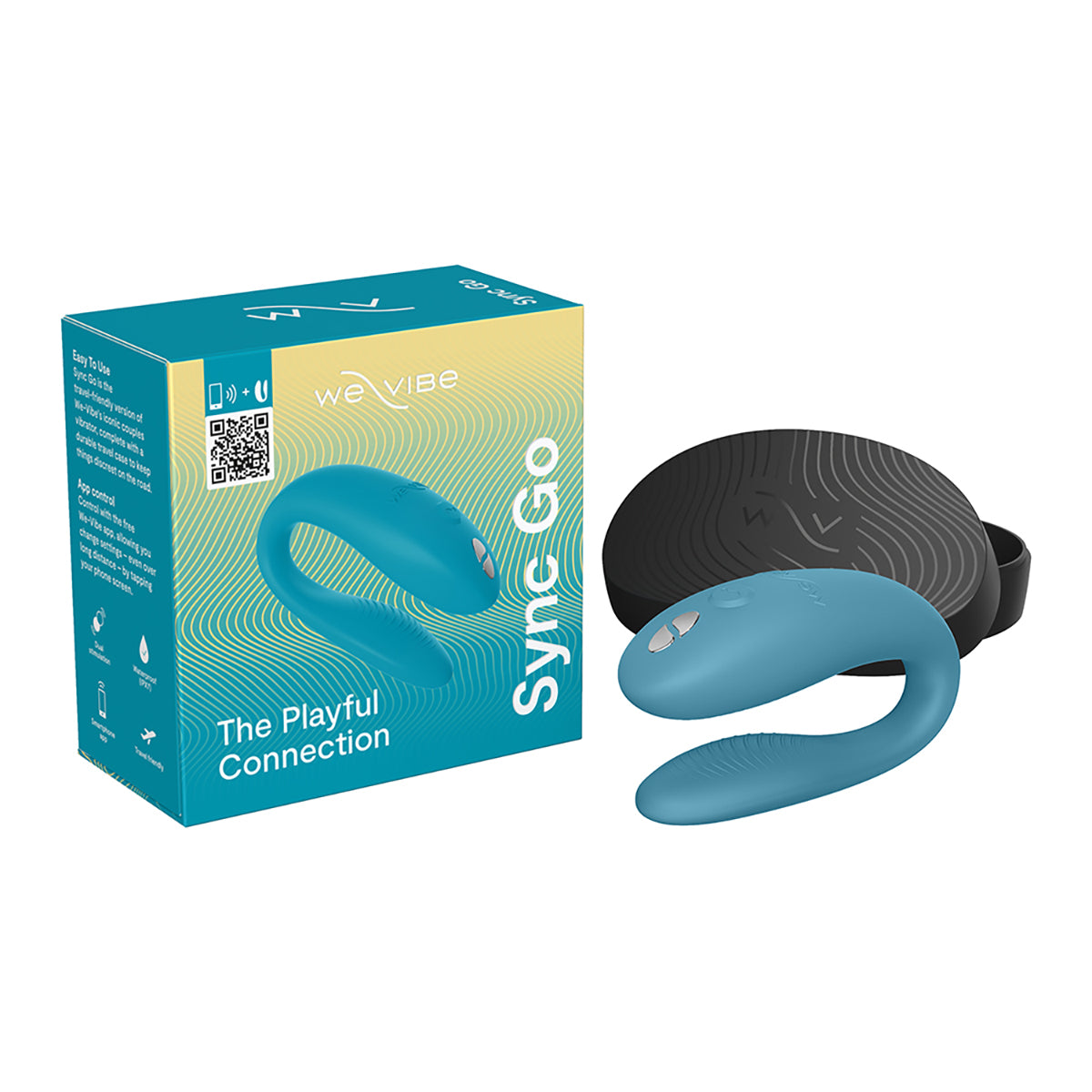 We-Vibe Sync Go Turquoise Premium Couples Vibrator with Wireless Remote Control