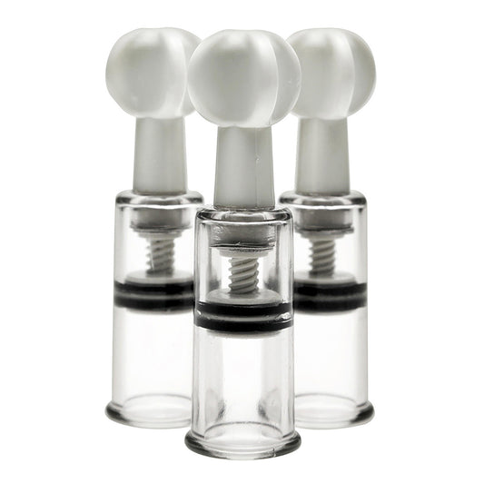 Size Matters Max-Twist Nipple Suckers - Adjustable Silicone Nipple Toy