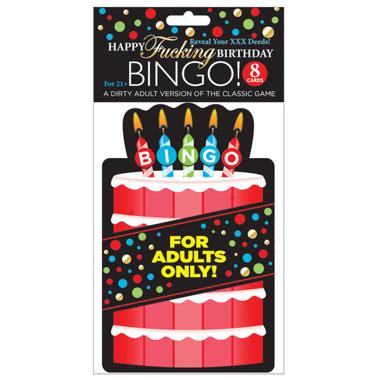 Dirty Fucking Blowout Bingo - Adult Party Game with Naughty Challenges