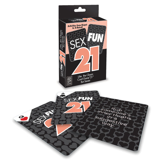Sex Fun 21 Card Game - Adult Party Game for Couples & Groups