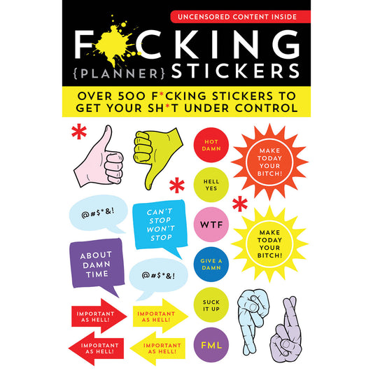 F*cking Planner Stickers - Fun Adult Planner Stickers for Organization