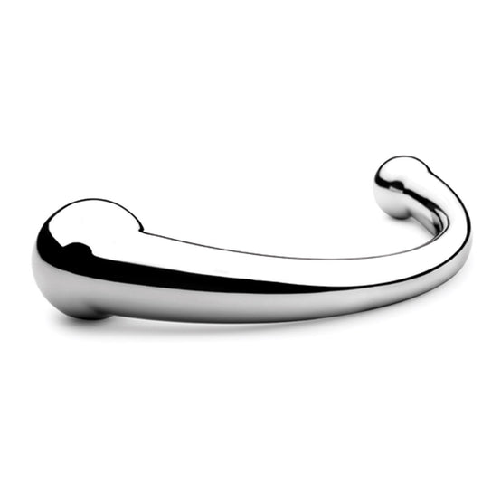 njoy Pure Wand Stainless Steel - Elegant Curved Prostate Massager
