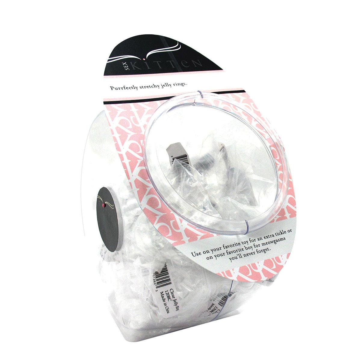 Sex Kitten Jelly Whiskers C-Ring Bowl - 72 Unit Pack Adult Toy Storage