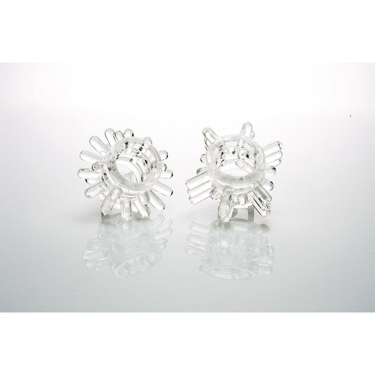Sex Kitten Mr. Whiskers 2-Piece Adjustable Ring Set - Adult Toy Jewelry