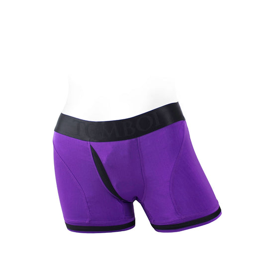 SpareParts Tomboii Purple/Black Nylon - XL Size - Stylish Nylon Harness
