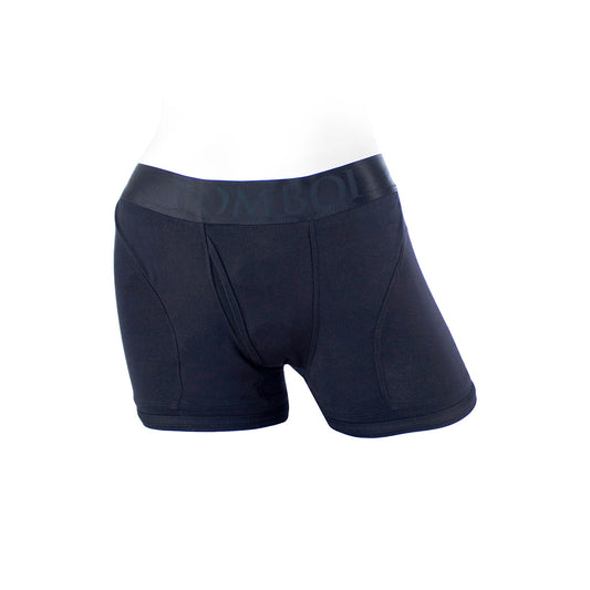 SpareParts Tomboii Black/Black Rayon - 4X Size - Comfortable Rayon Harness