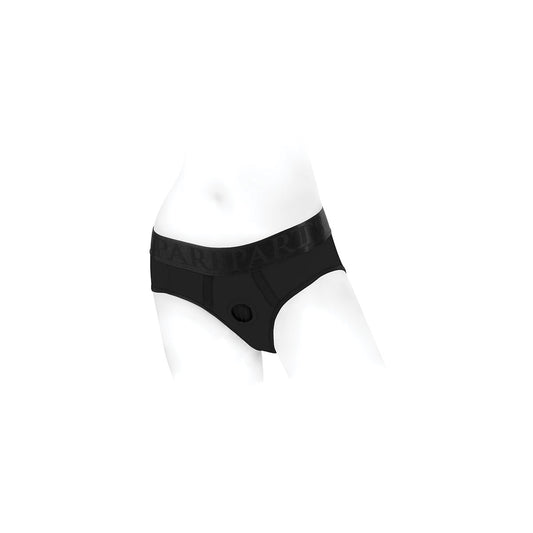 SpareParts Tomboi Harness Black/Black Nylon - XXS Size - Comfortable Fit