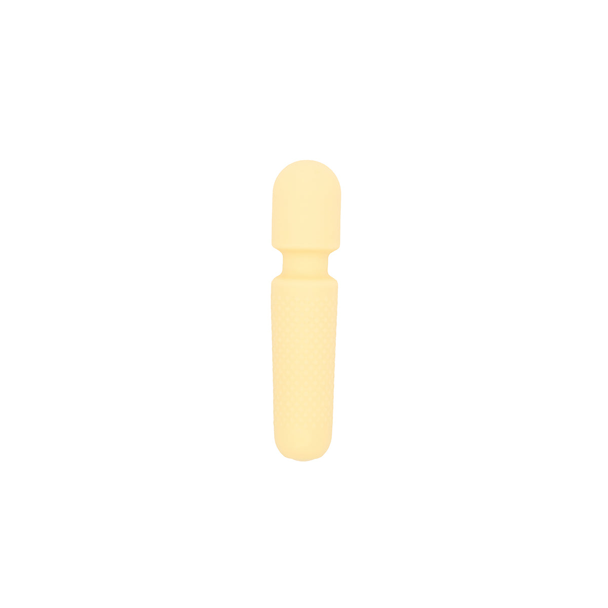 Emojibator Tiny Wand Vibrator - Cream Compact Powerful Personal Massager