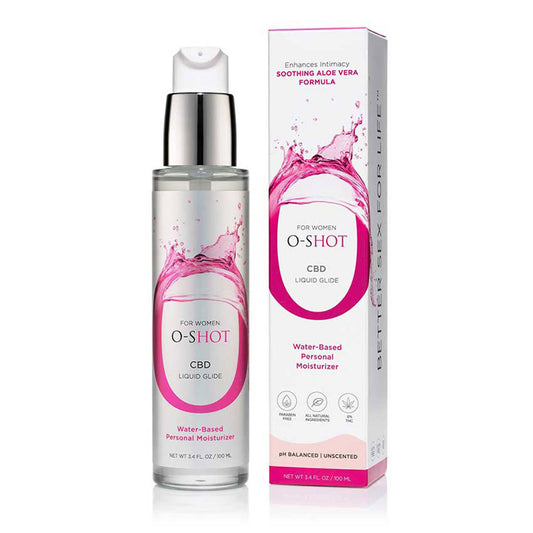 Omax O-Shot Liquid Glide 100ml (10mg CBD) - Intimate Lubricant Gel