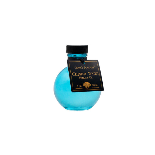 Olivia's Boudoir Massage Oil 4oz - Celestial Water - Soothing Massage Oil