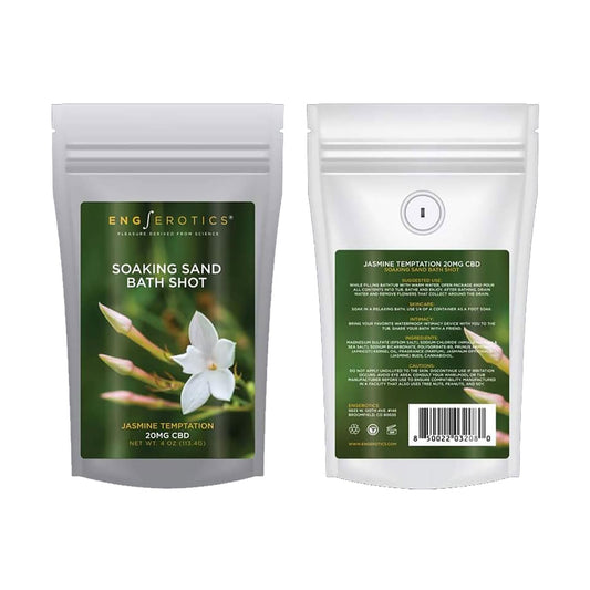 EngErotics Jasmine Temptation CBD Bath Shot 20mg – Relax & Arouse