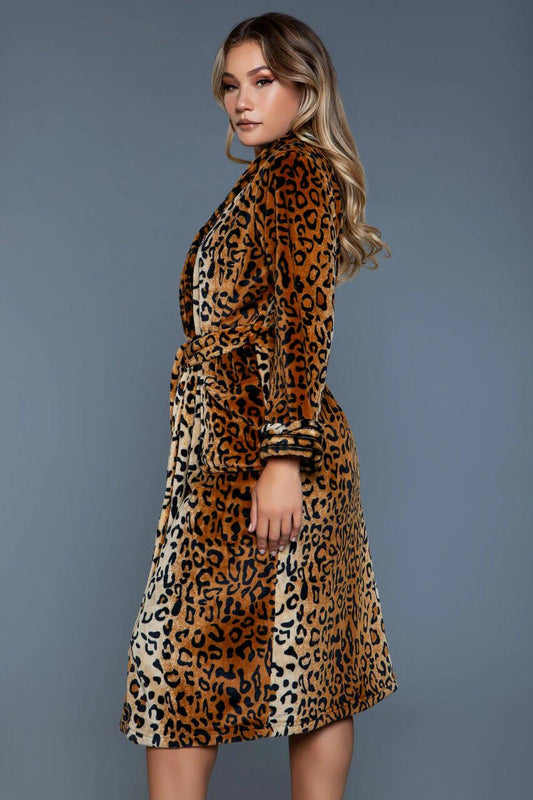 2071 Leopard Robe