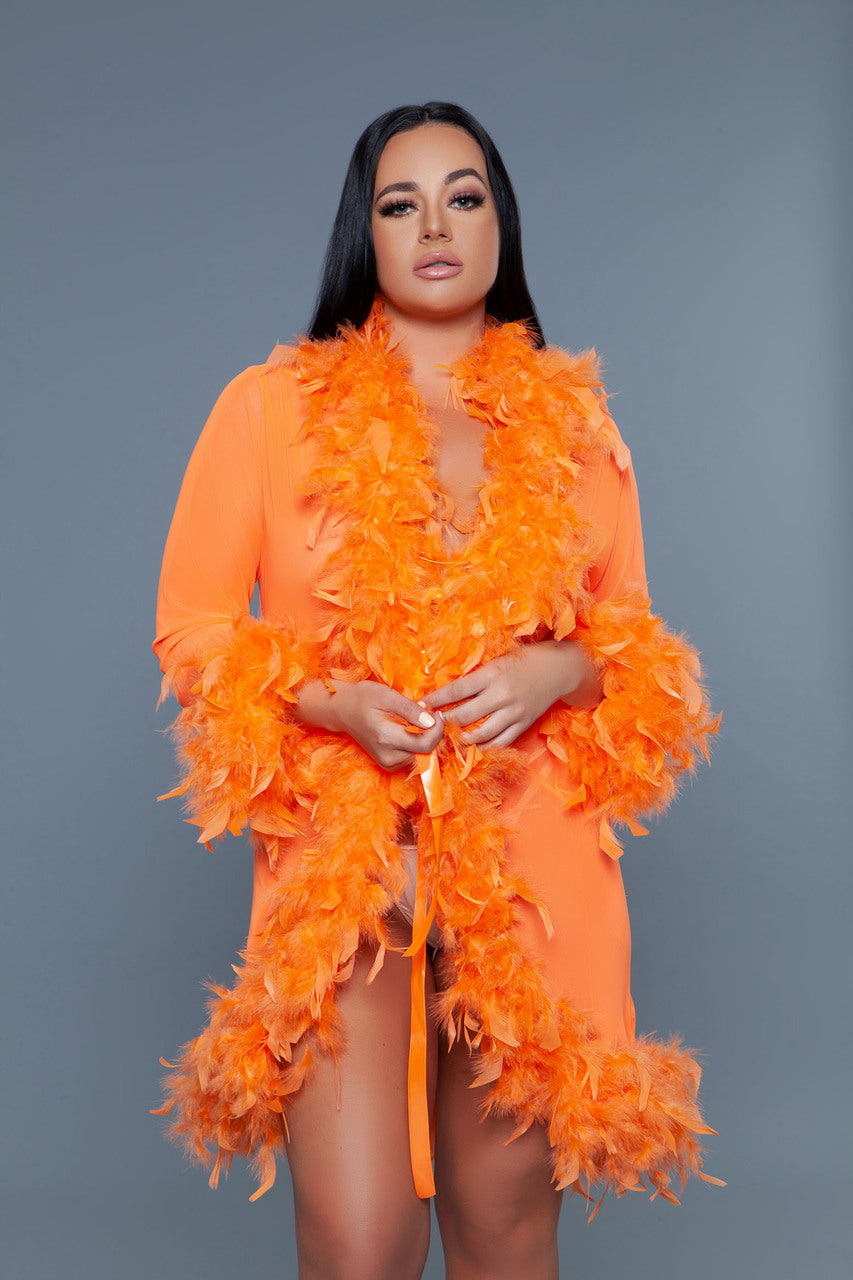 BW834SNOR Lux Robe Neon Orange