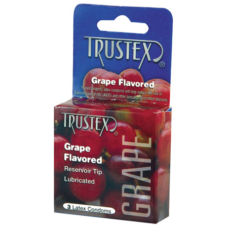 Trustex Flavored Condoms (Grape-3 Pack)