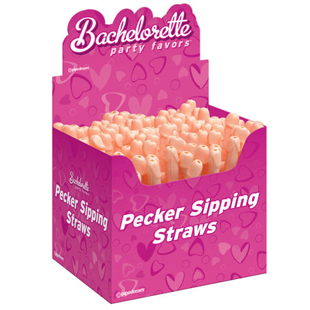 Bachelorette Party Favors Pecker Sipping Straws (Display of 144)