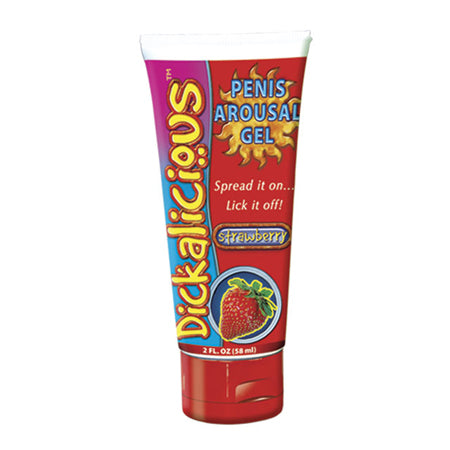 Dickalicious Intimate Arousal Gel Strawberry 2 oz.