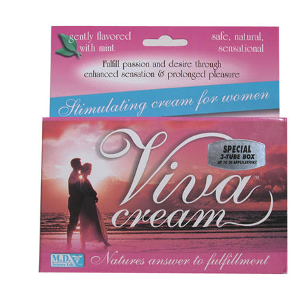 Viva Cream: Stimulating Cream For Women (3 10ml tubes per box)