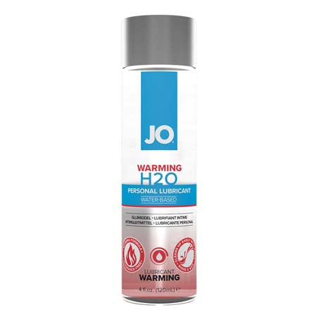 JO H2O - Warming - Lubricant (Water-Based) 4 fl oz - 120 ml