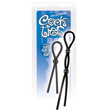 Cock Ties (Black)  Lasso-Bolo