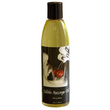Earthly Body Edible Massage Oil Cherry Burst 8oz