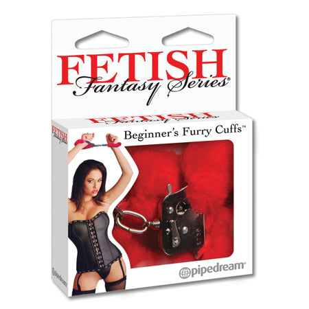 Fetish Fantasy Beginners Furry Cuffs Red