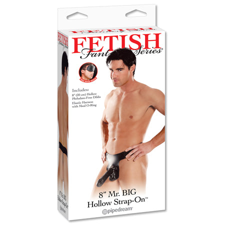 Fetish Fantasy Mr. Big Hollow 8in Strap-on Black