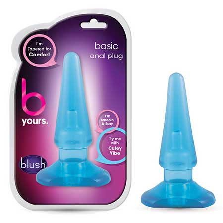 B Yours - Basic Anal plug - Blue