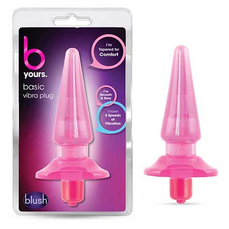 B Yours - Basic Vibra Plug - Pink
