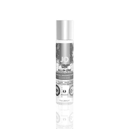 JO All-In-One Massage Glide - Fragrance Free (Silicone-Based) 1 fl oz - 30 ml
