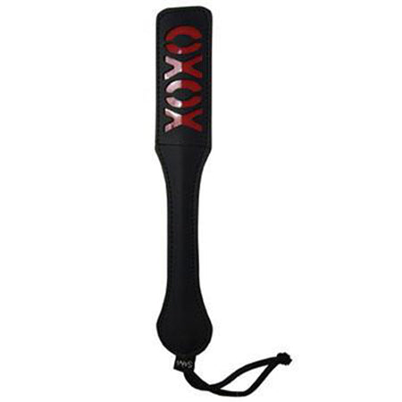 Sportsheets Sex & Mischief 'XOXO' Paddle Black