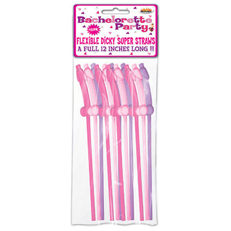 Bachelorette Party Pecker Straw 10pk