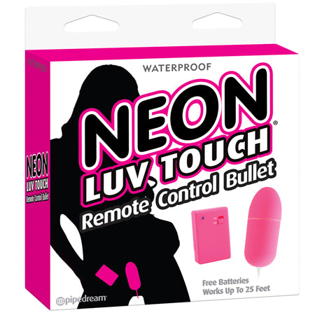 Neon Luv Touch Remote Control Bullet Pink