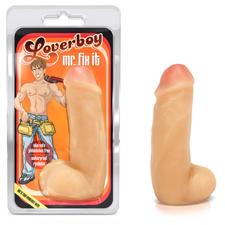 Loverboy Mr. Fix It Realistic 7 in. Dildo with Balls Beige