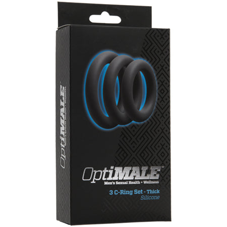 OptiMALE – 3 C-Ring Set – Thick Slate
