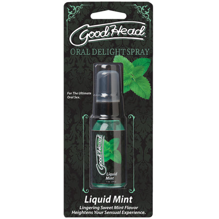 GoodHead - Oral Delight Spray - Liquid Mint 1oz | Adult Toy, Discreet Packaging