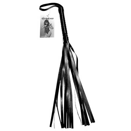 Sportsheets Sex & Mischief Crystal Whip Black