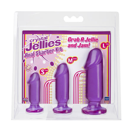 Crystal Jellies – Anal Starter Kit Purple