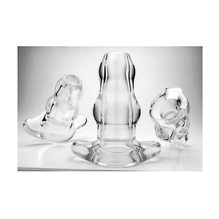 Double Tunnel Plug - Clear - Medium