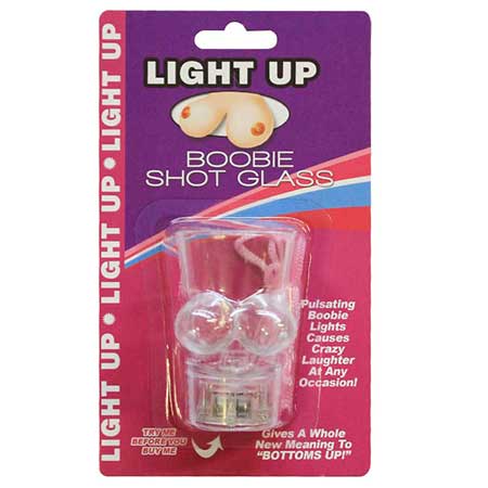 Light Up Boobie Shot Glass With String