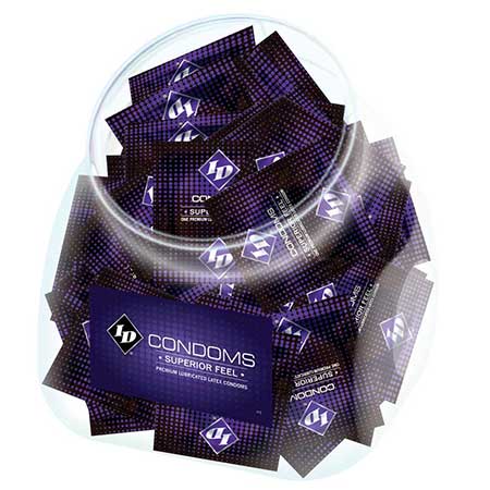 ID Superior Feel Condom Jar (144-Jar)