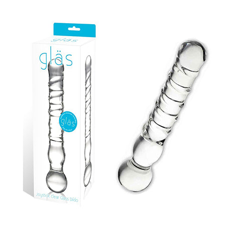 Glas Joystick Glass Dildo Wand For Anal & G-Spot (Clear)