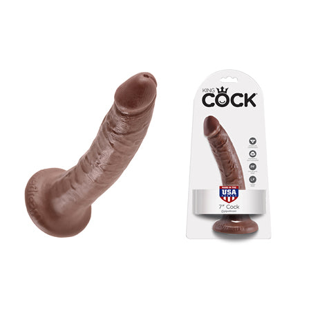 King Cock - 7in Cock Brown