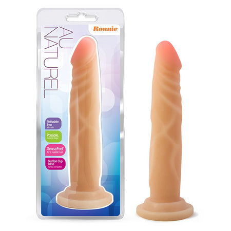Au Naturel Ronnie 7.5 in. Posable Dual Density Dildo Beige