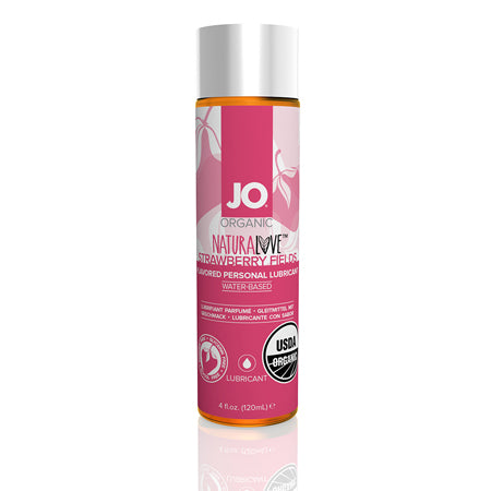 JO USDA Organic - Strawberry - Lubricant Natural Love 4 fl oz - 120 ml