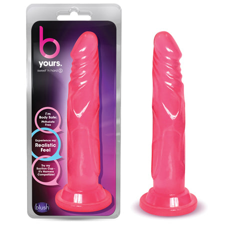 B Yours Sweet 'n Hard 5 Realistic 7.5 in. Dildo Pink