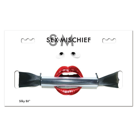 Sportsheets Sex & Mischief Silky Bit Gag Black