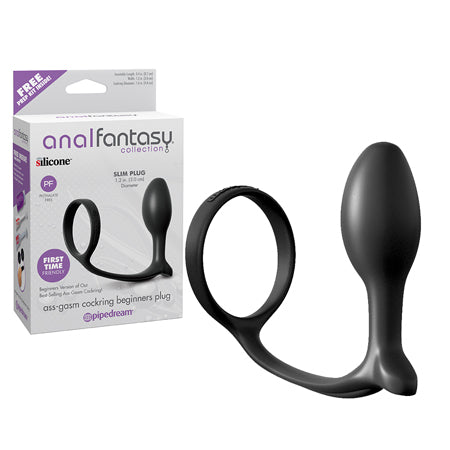 Anal Fantasy Collection: Ass-Gasm Cock Ring, Beginners Plug